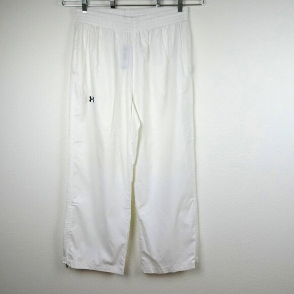 Under Armour Vibe Woven Sweatpants Men's Size 2XL White Activewear Pants - Picture 1 of 11